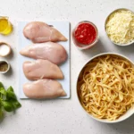 Fırında tavuk marinara