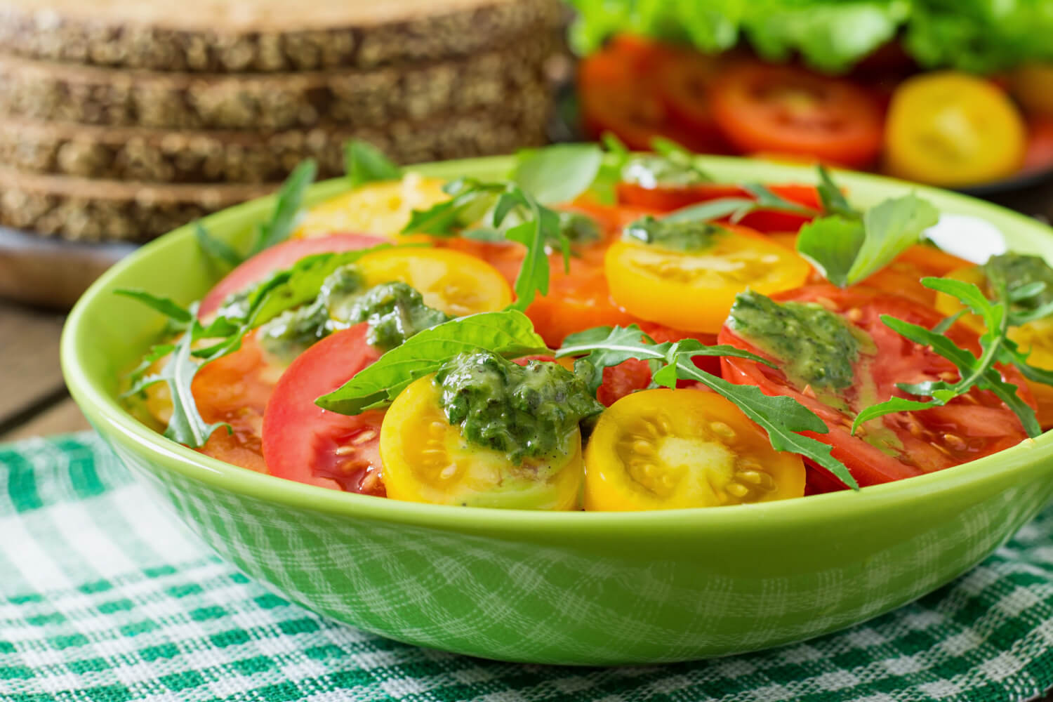 Brezilya domates salatası