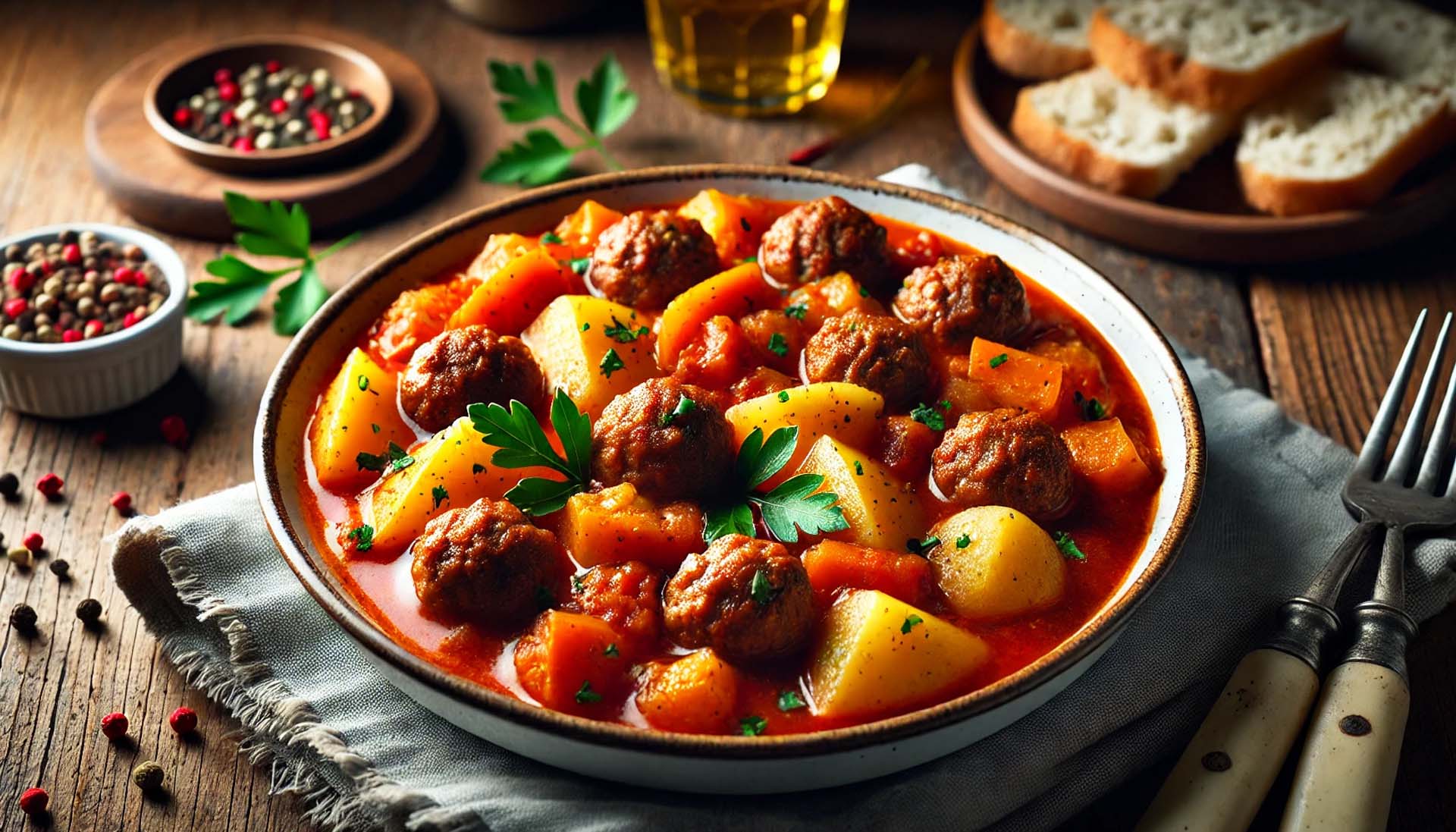 Patatesli sulu köfte yemeği tarifi