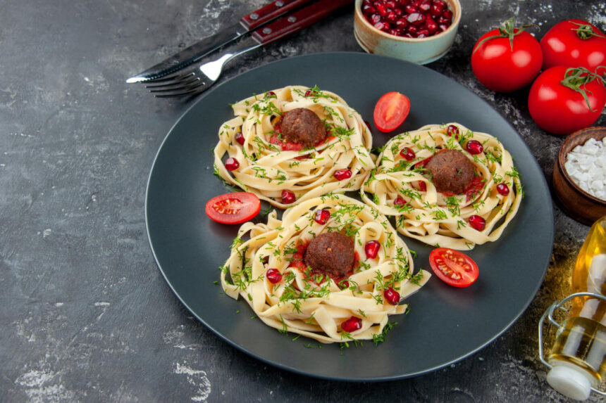 Sebzeli falafelli spagetti: sağlıklı ve doyurucu vegan alternatif