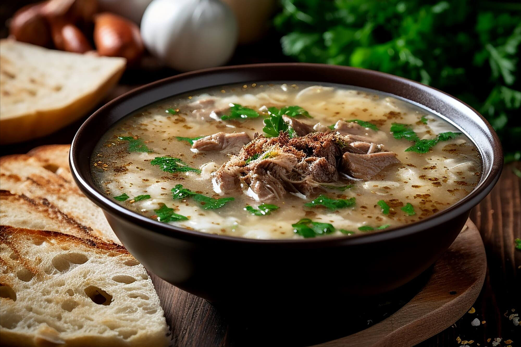Khash tarifi – kolajen deposu geleneksel ayak paça çorbası
