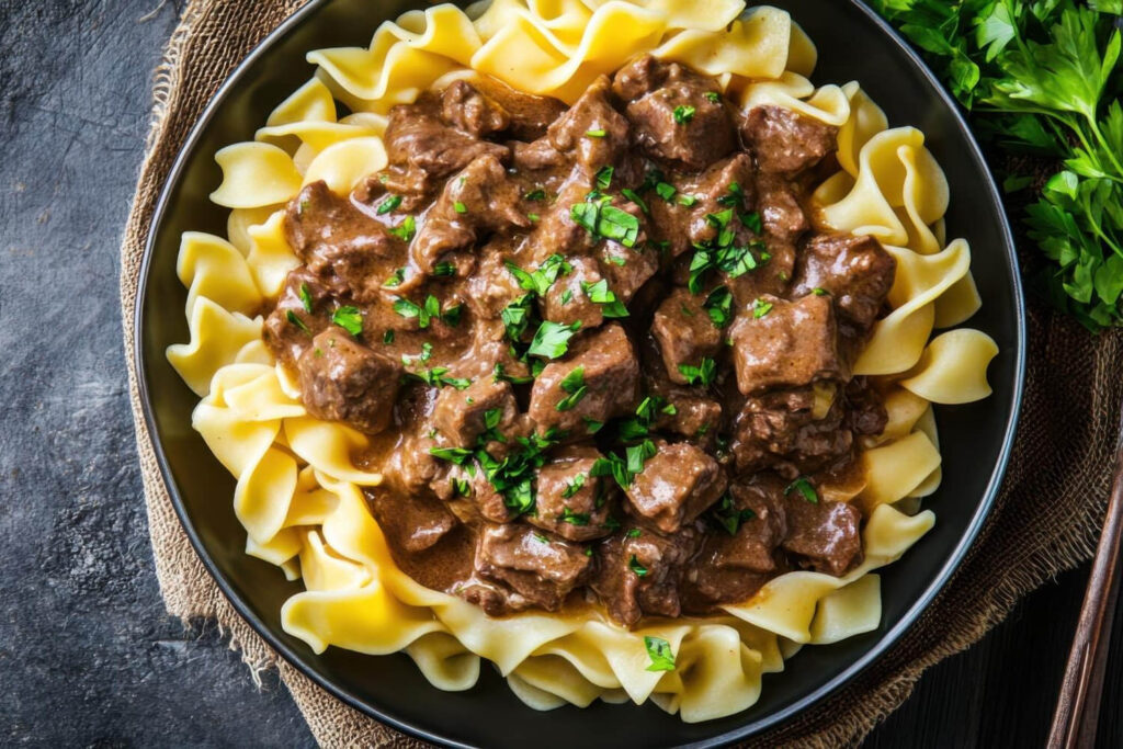 Beef stroganoff tarifi – rus mutfağından kremalı ve lezzetli dana eti yemeği 14 Beef stroganoff tarifi – rus mutfağından kremalı ve lezzetli dana eti yemeği