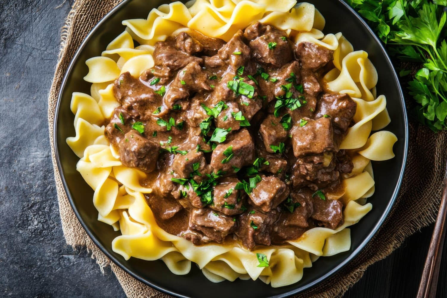 Beef stroganoff tarifi – rus mutfağından kremalı ve lezzetli dana eti yemeği